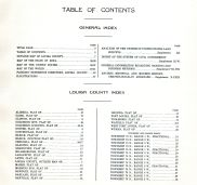 Table of Contents, Louisa County 1917